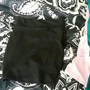 Black miniskirt
